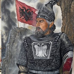 “Skanderbeg in my Eyes” Medium in Oil