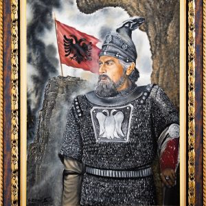 “Skanderbeg in my Eyes” Medium in Oil